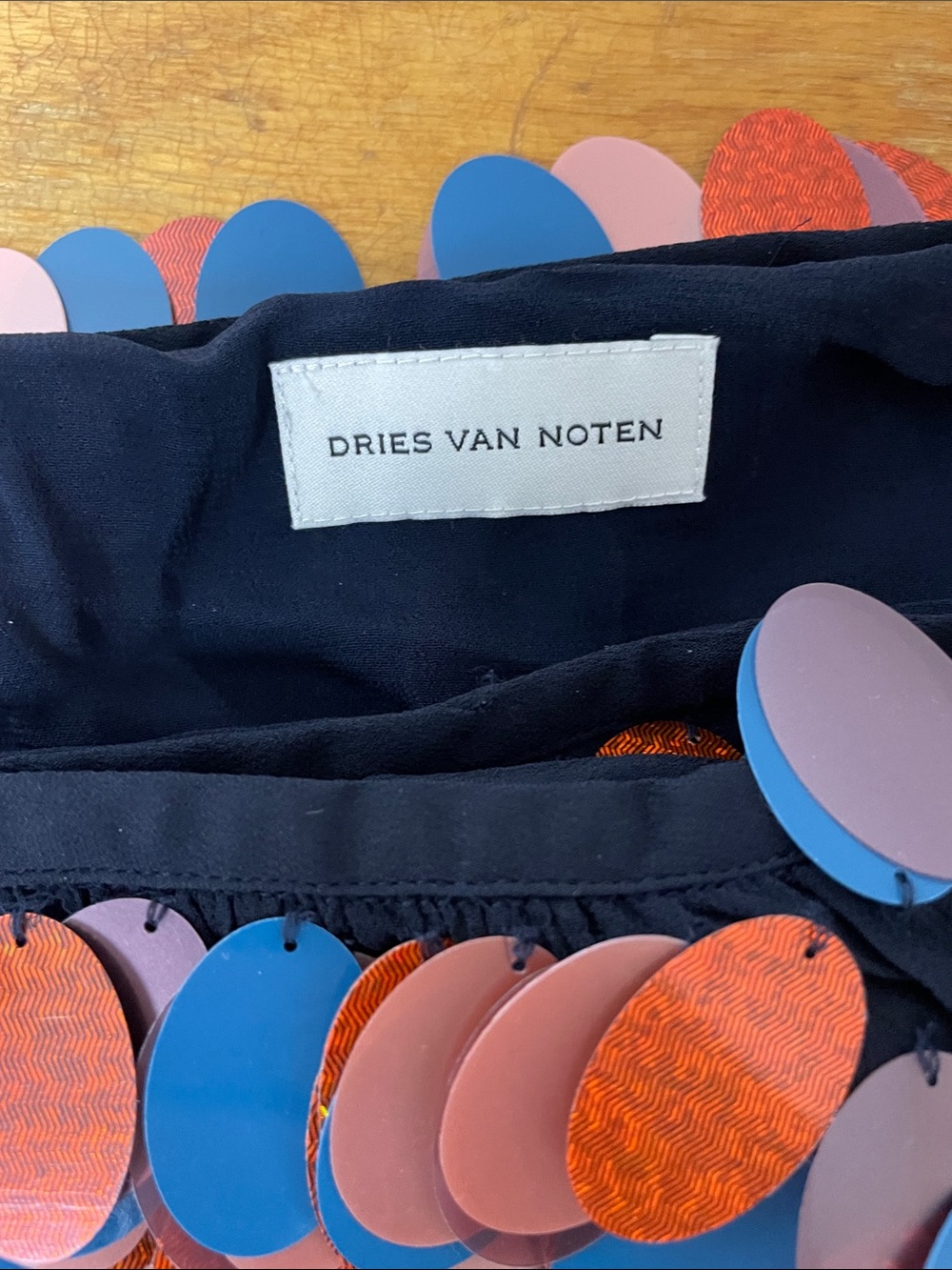 Dries Van Noten Gabrina Paillette Embroidered Mini Skirt - Picture 9 of 10